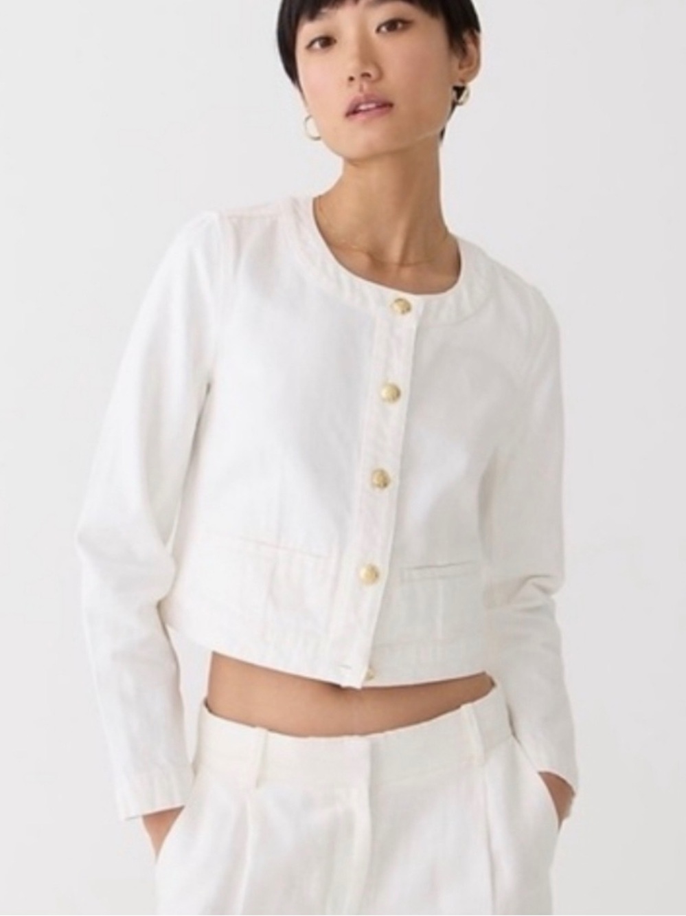NWT J. Crew Louisa Denim Lady Jacket